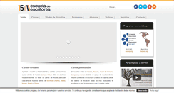 Desktop Screenshot of escueladeescritores.com